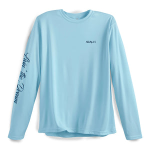 Scales Living The Dream L/S Performance - Light Blue