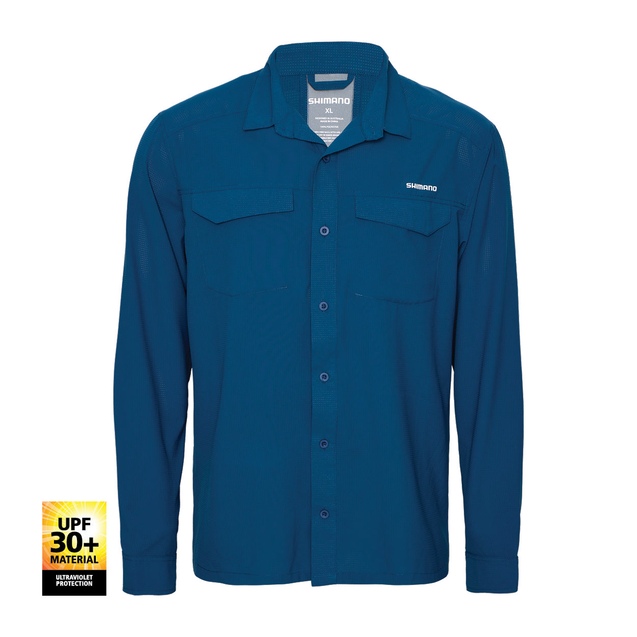 Shimano Navy Pro Fishing Shirt - fishing apparel