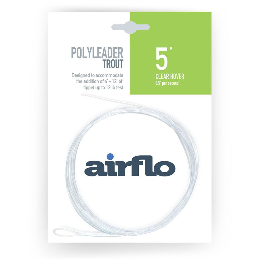 Airflo Polyleader Trout 5ft Clear Hover