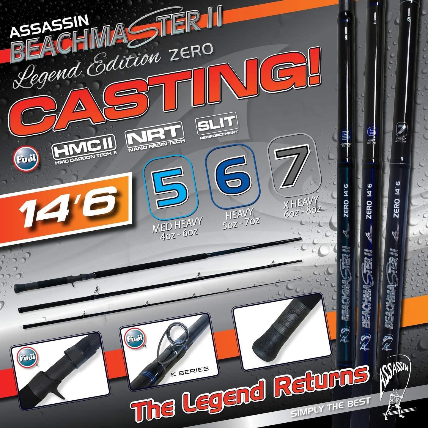 Assassin Beachmaster II Legend Edition Zero Overhead Cover