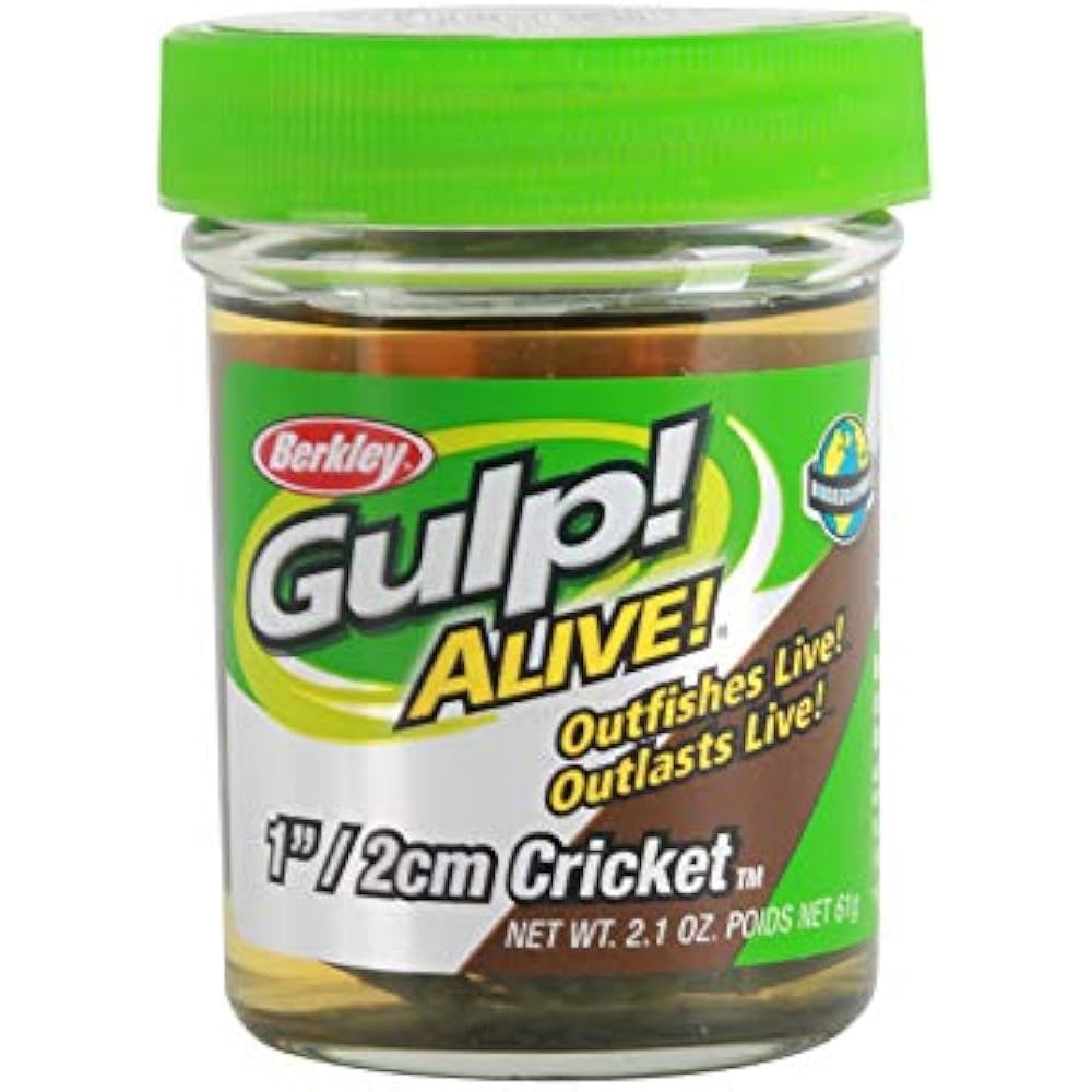 Berkley Gulp Alive 1in Cricket 61g Jar