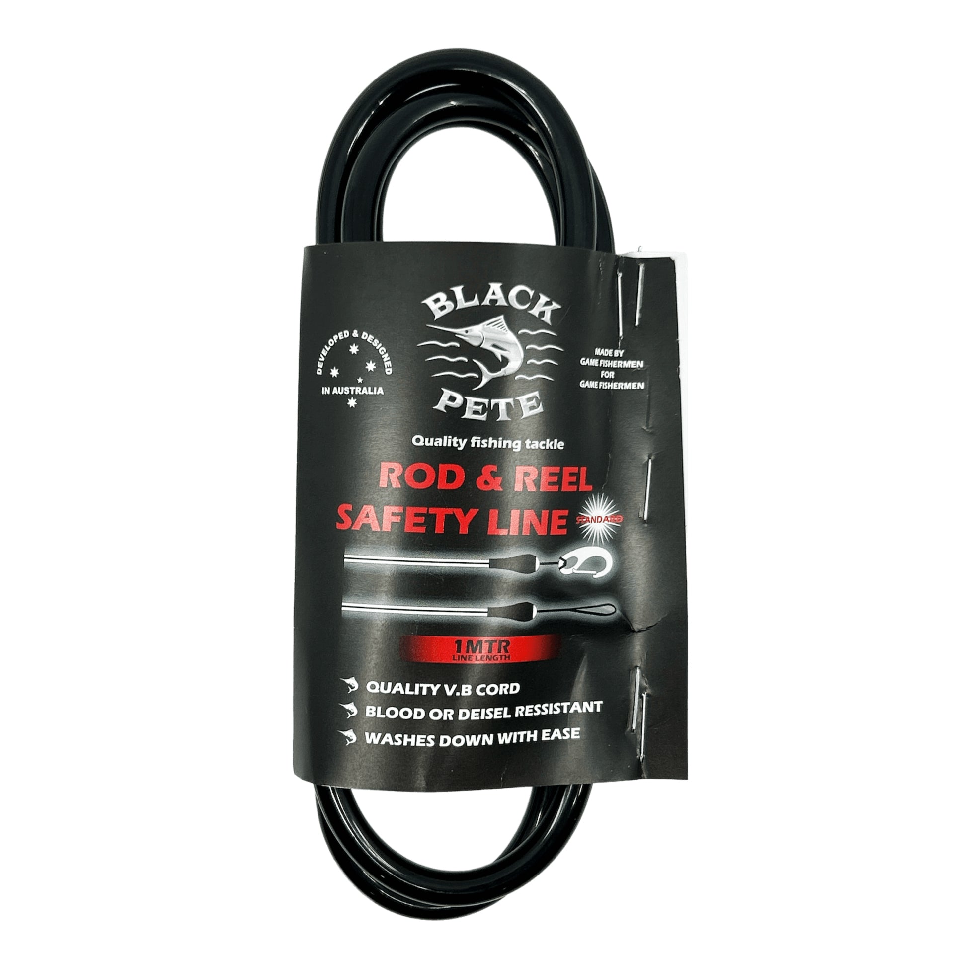 Black Pete Custom Rod and Reel Safety Line Cover