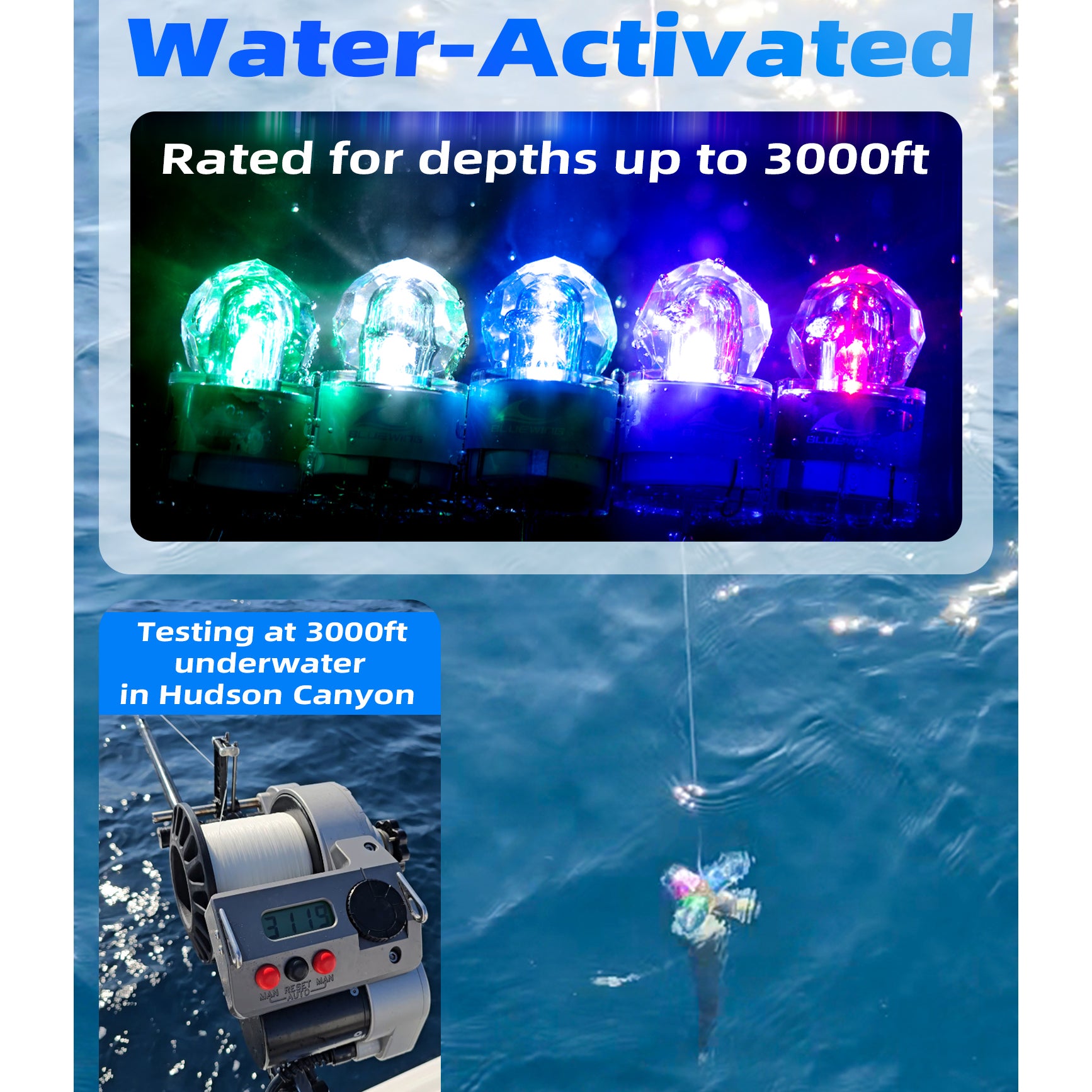 Blue Wing Club Deep Drop Light Depth