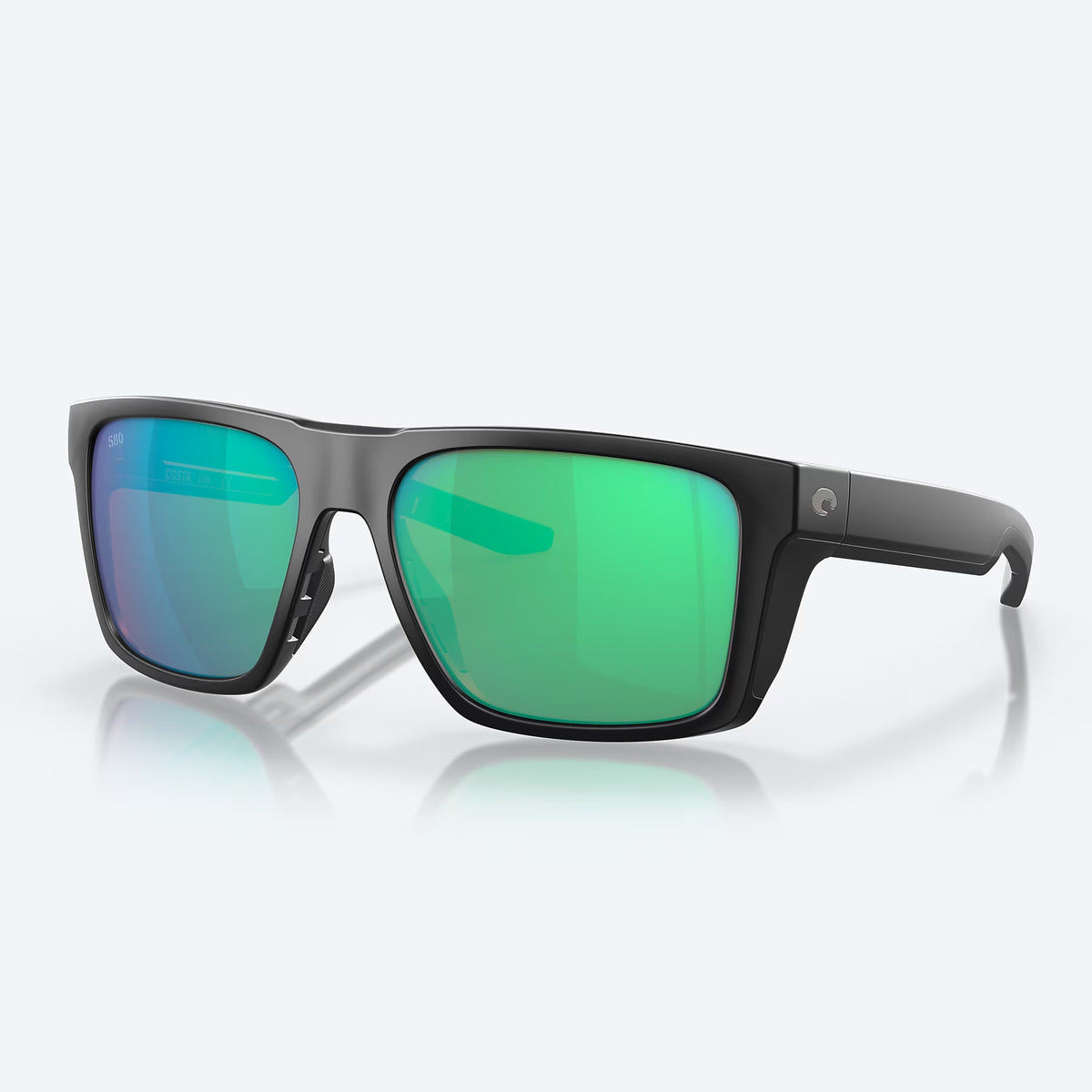 Costa Del Mar Lido 580G Matte Black frame / Green Mirror Lens