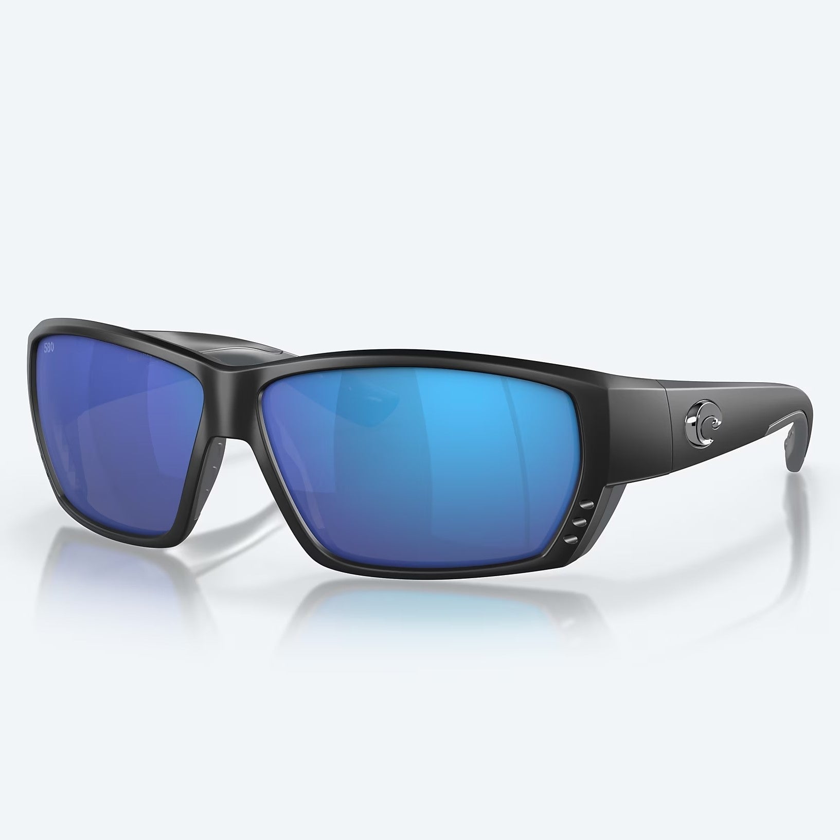 Costa Del Mar Tuna Alley 580G Polarised Glass Matte Black Blue Mirror