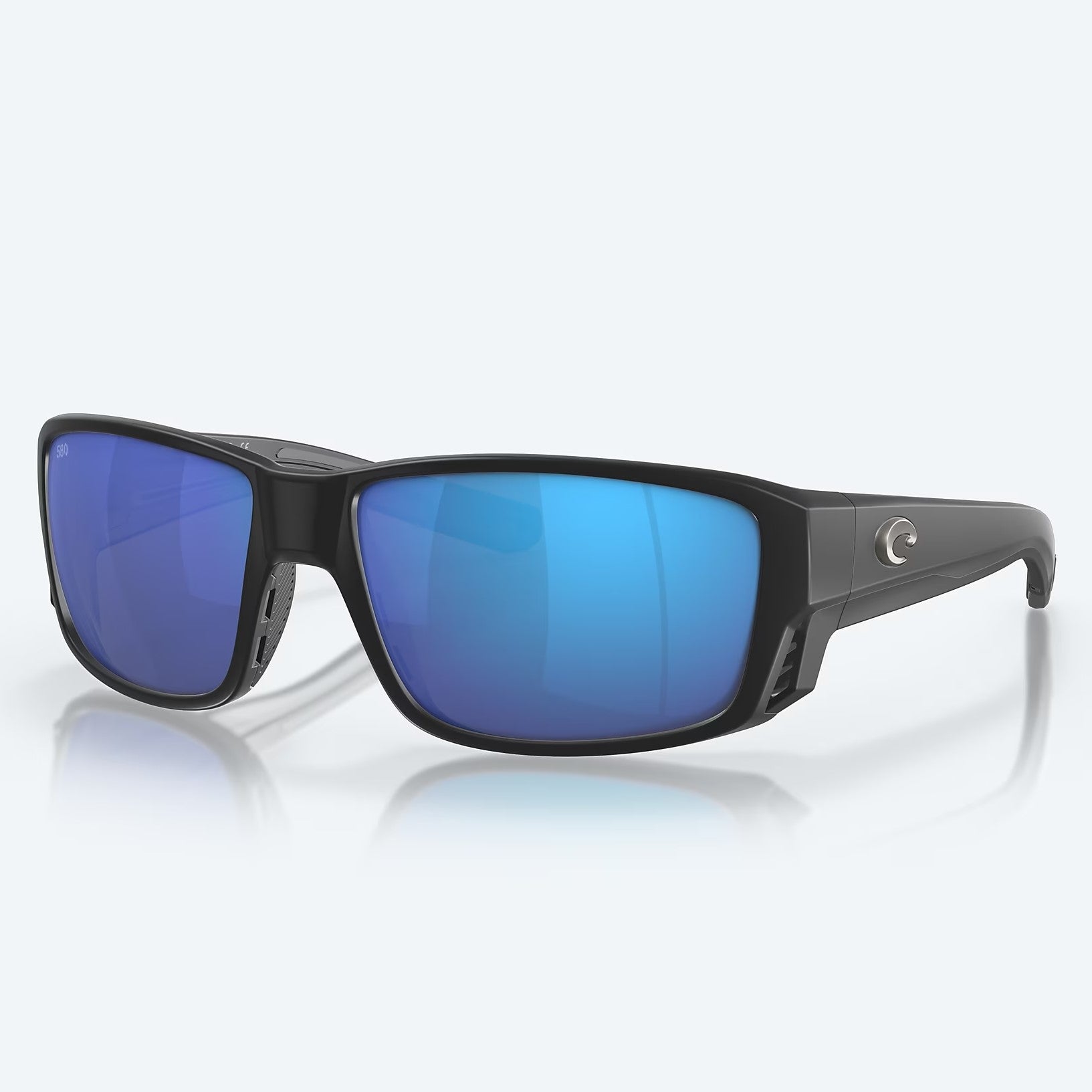 Costa Del Mar Tuna Alley Pro 580G Matt Black Frame Blue Mirror