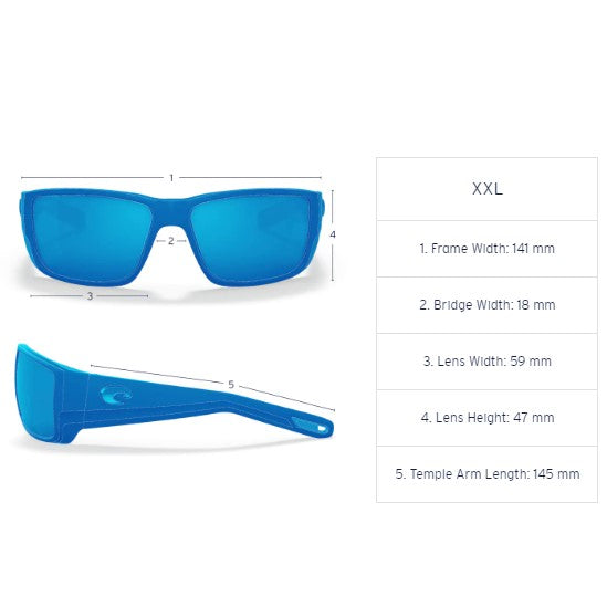 Costa Paunch XL 580G Sizing