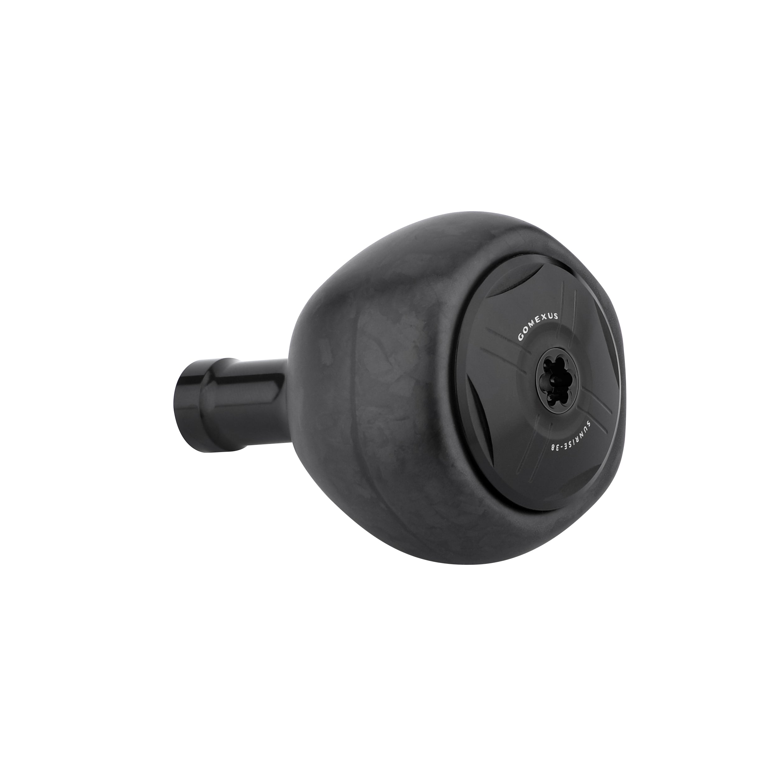 Gomexus DA38 Carbon Reel Power Knob 38mm Black / Black