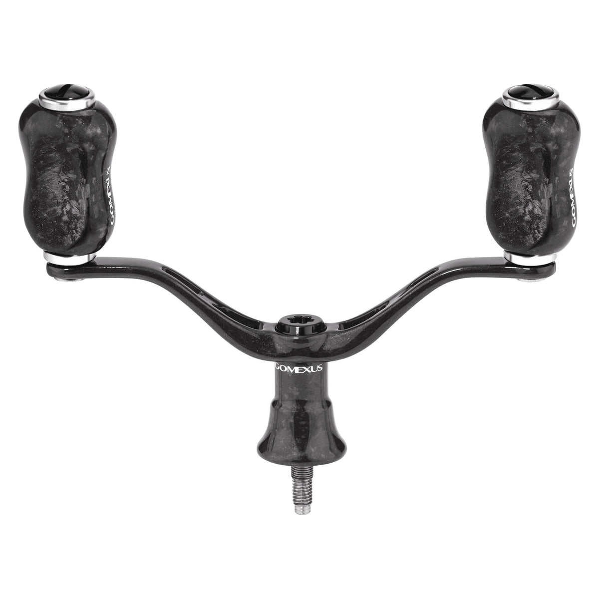 Gomexus Spin Forged Carbon Double Handle - Shimano 98mm Black / Silver