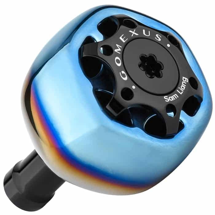 Gomexus TA38S Titanium Power Knob 38mm Flame Black