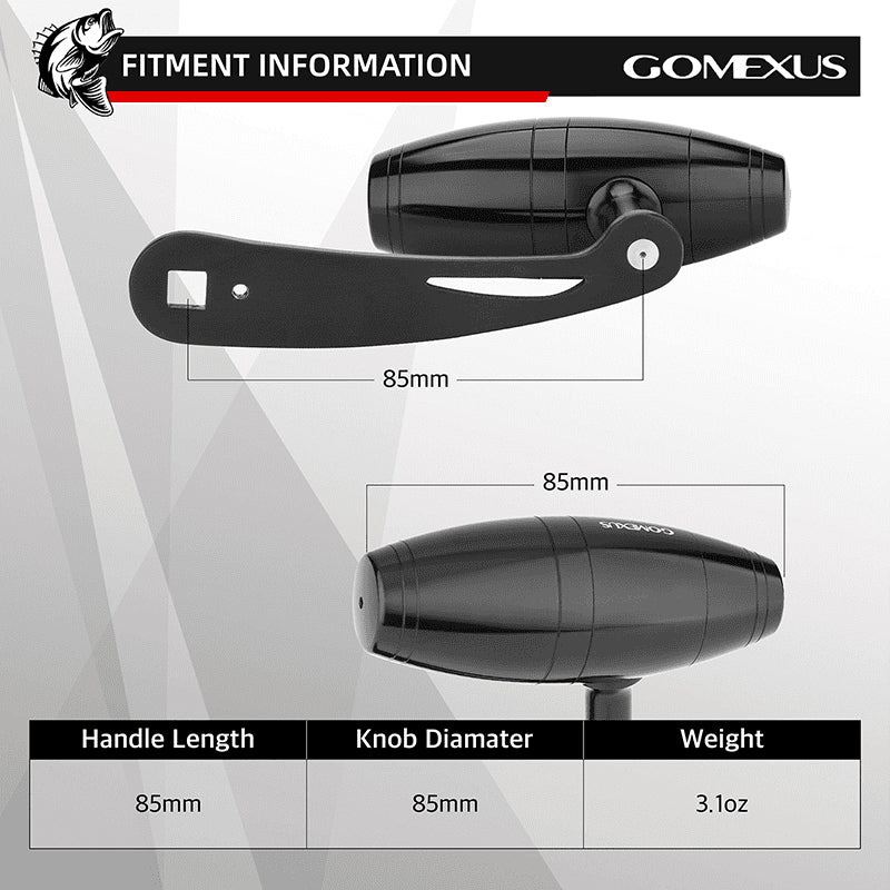 Gomexus iHandle SS85 for Shimano TLD 20 25 Reel Power Handle Sizes