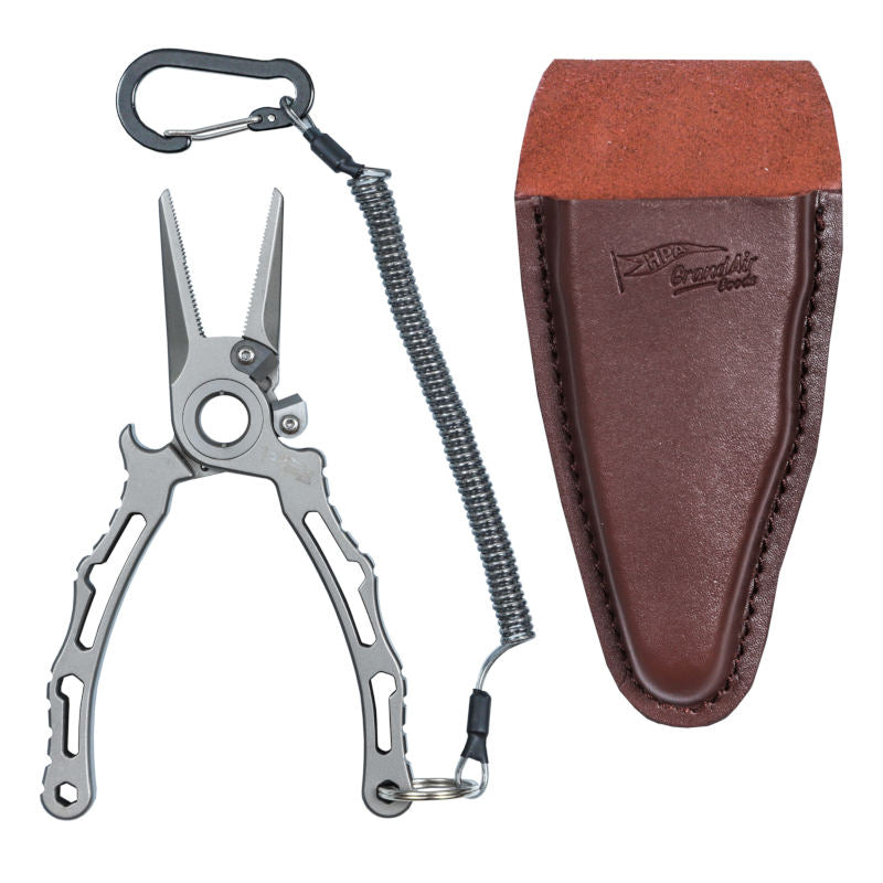 HPA HPA Grand Air Titanium Pliers 6.5 - with Spare Cutters Sheath and Zip 68 Bag - detail