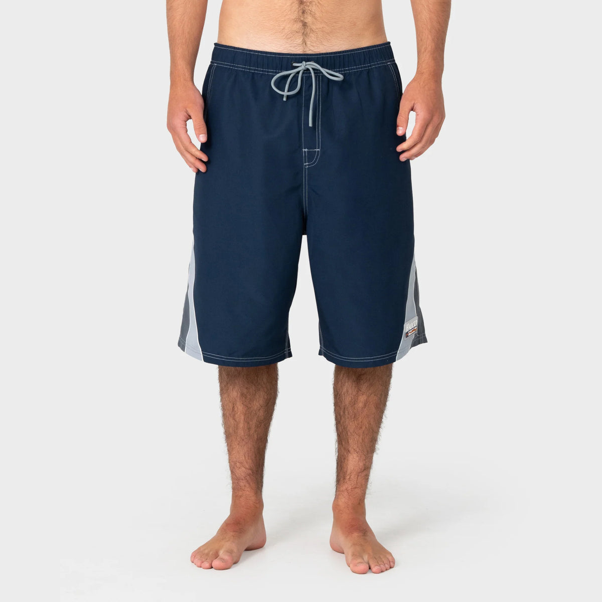 Halco X Rusty Boardshorts - Navy Blue Front
