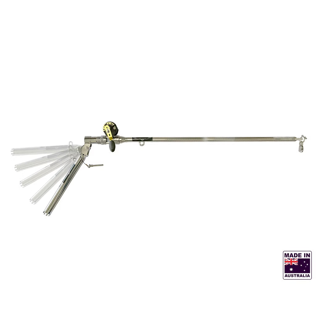 Hook Em Teaser Dredge Extension Bar Setup 6 Position Adjustable Boom 160cm Adjust