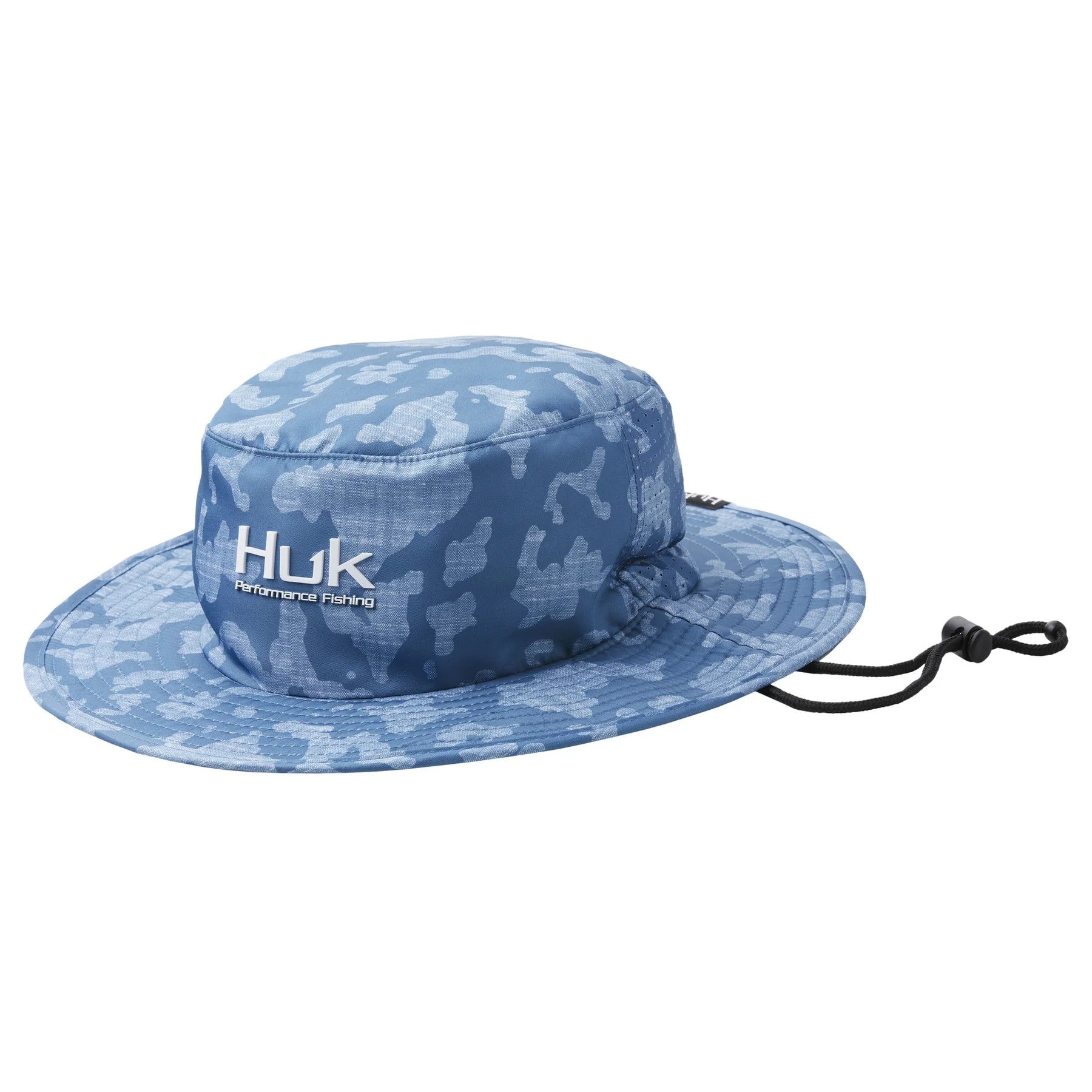 Huk Running Lakes Boonie Titanium Blue Front