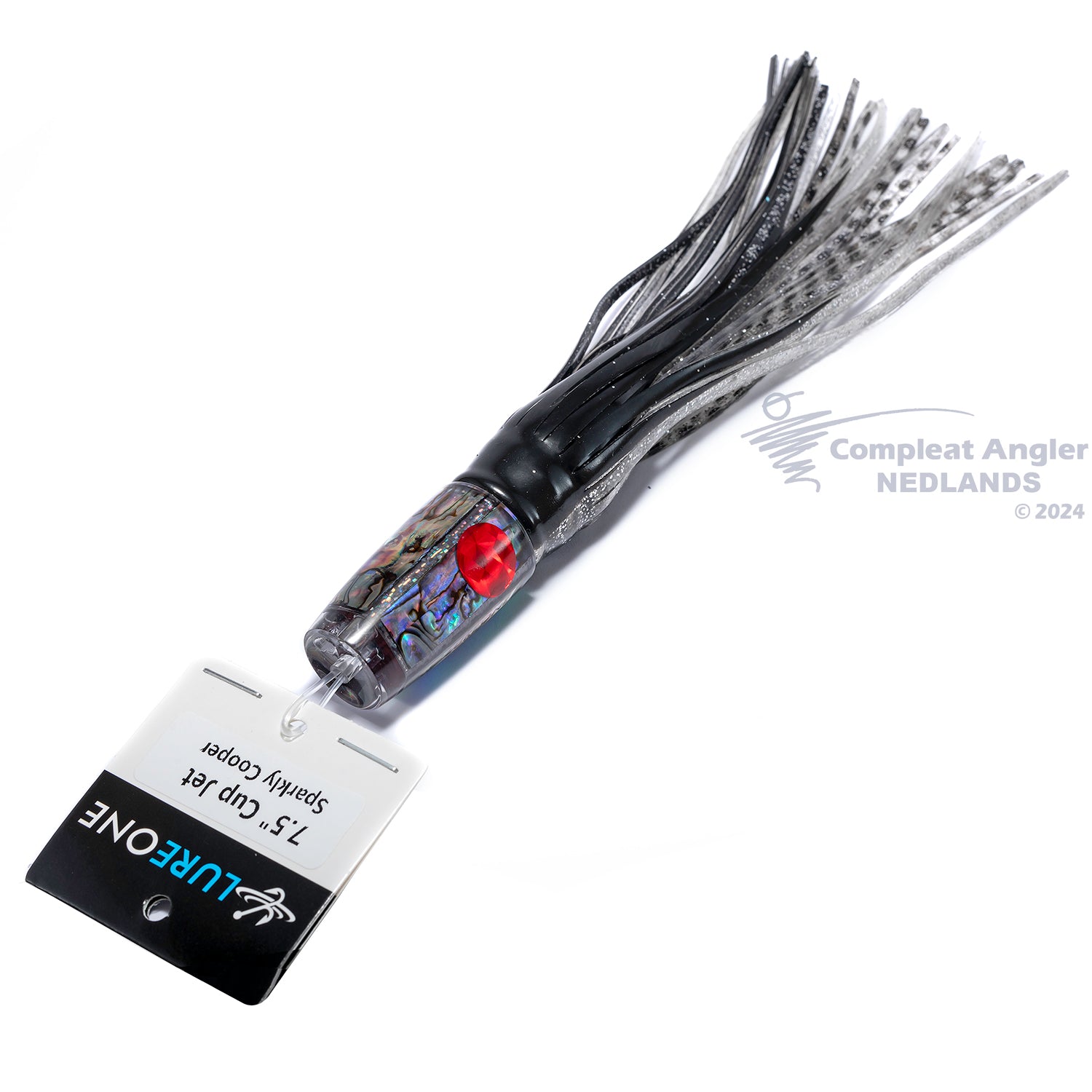 Lure One 7.5in Cup Jet Sparkly Cooper