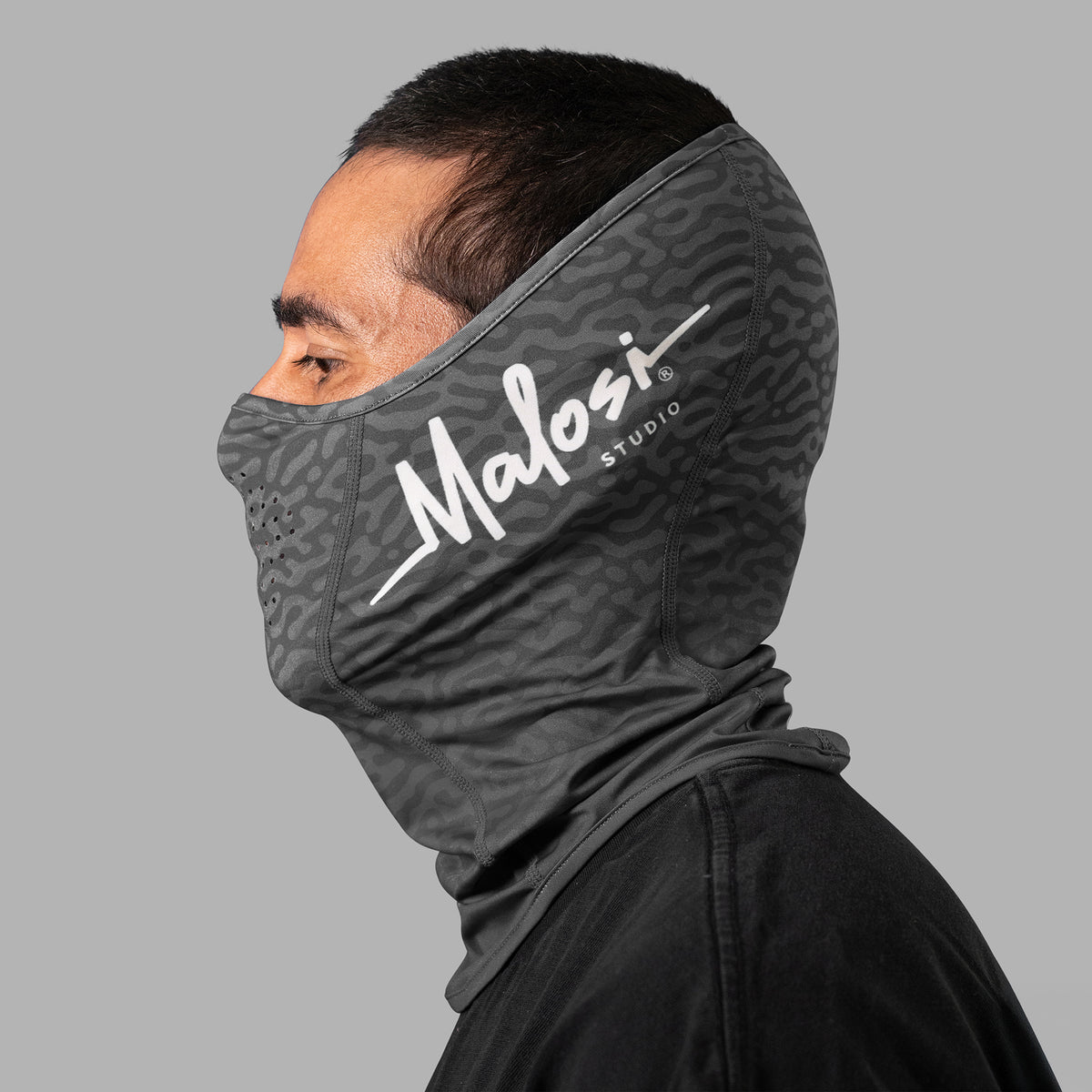 Malosi Studio Face Shield Black Side
