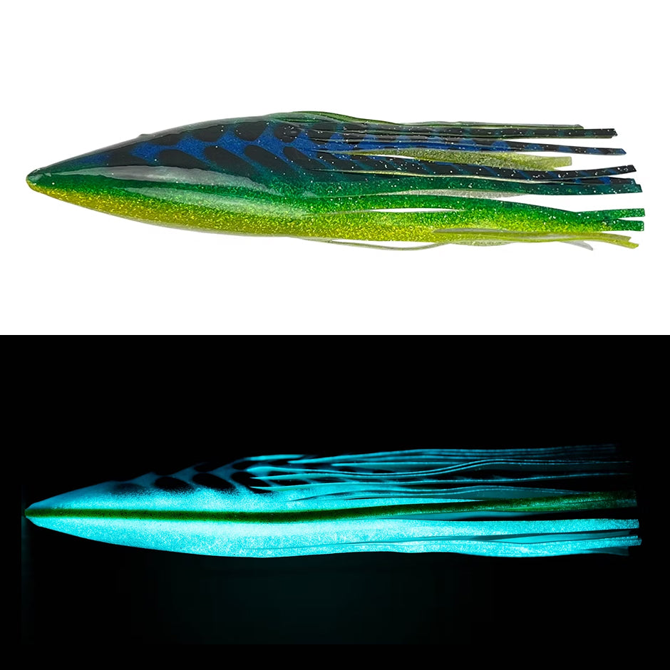 Meridian Tackle Sword Skirt Yellowfin Lumo