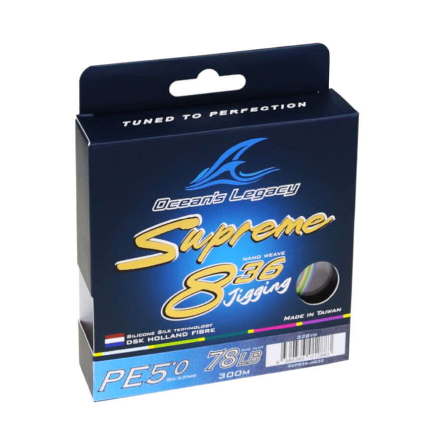 Oceans Legacy Supreme 836 Jigging Multi 300m PE5