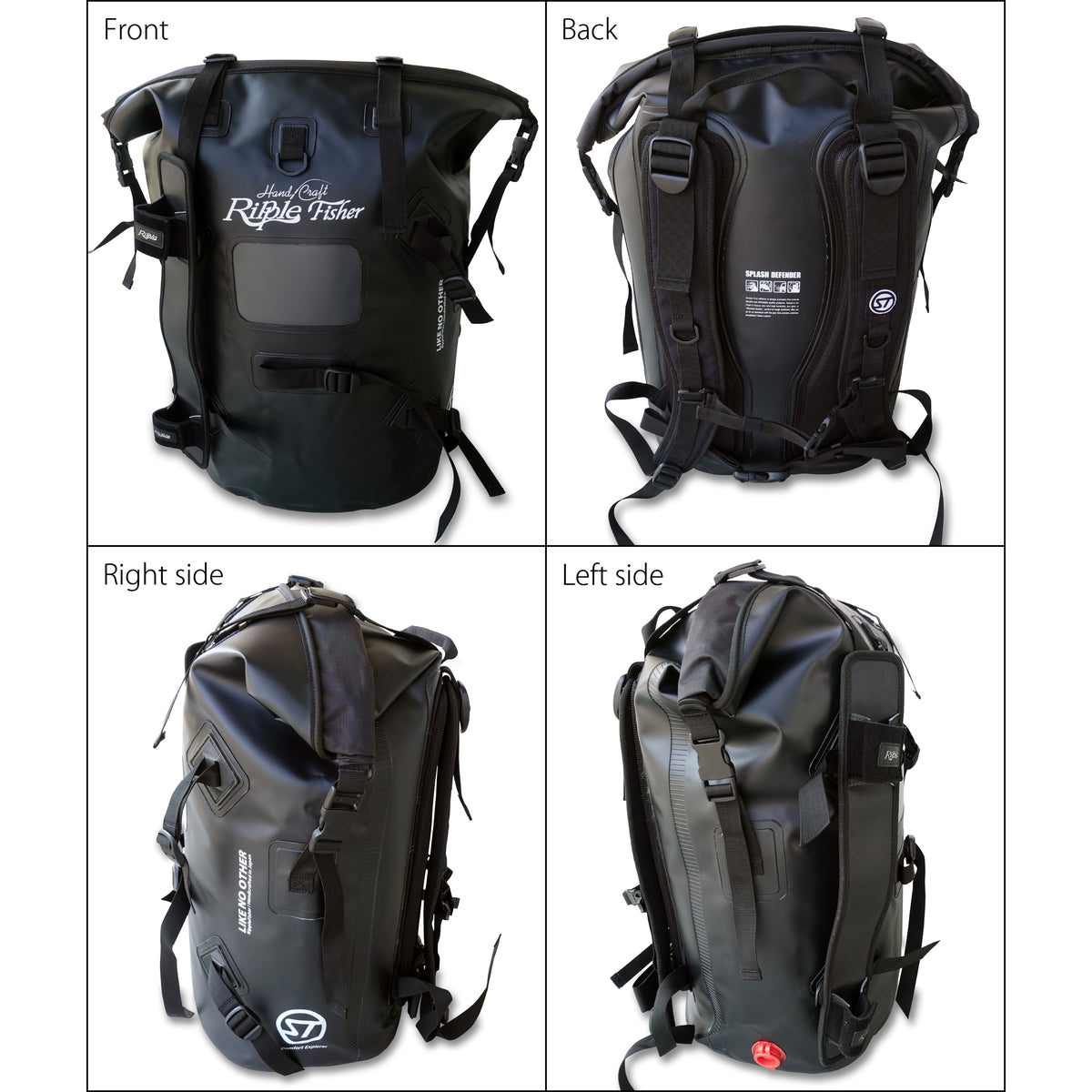 Ripple Fisher Water Proof Backpack Sides