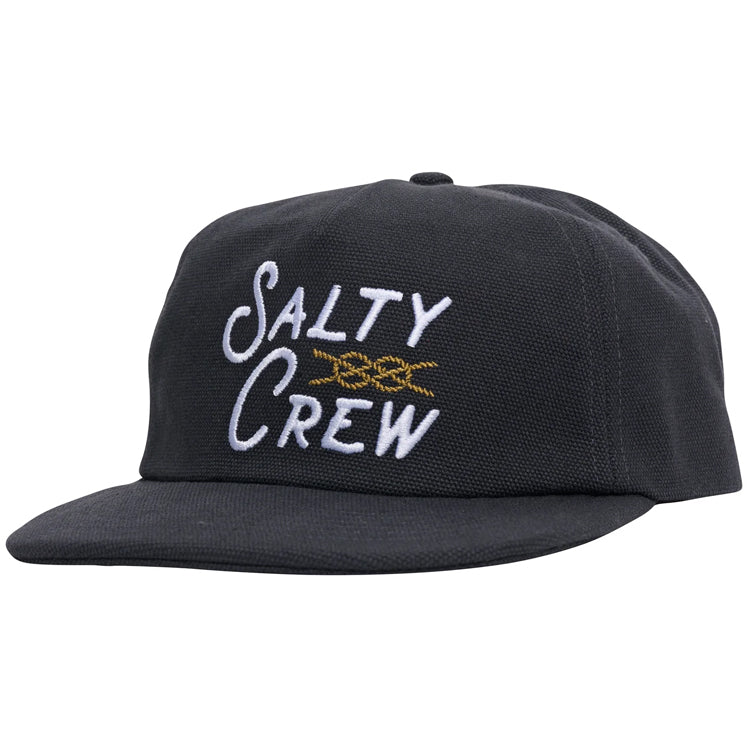 Salty Crew Splice 5 Panel Cap Black
