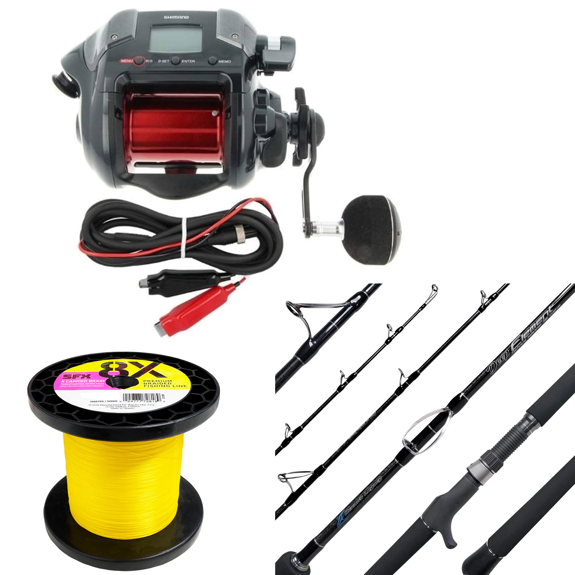 Shimano Electric Combo - 2018 Plays 4000 / Oceans Legacy Deep Element B601MH Cover