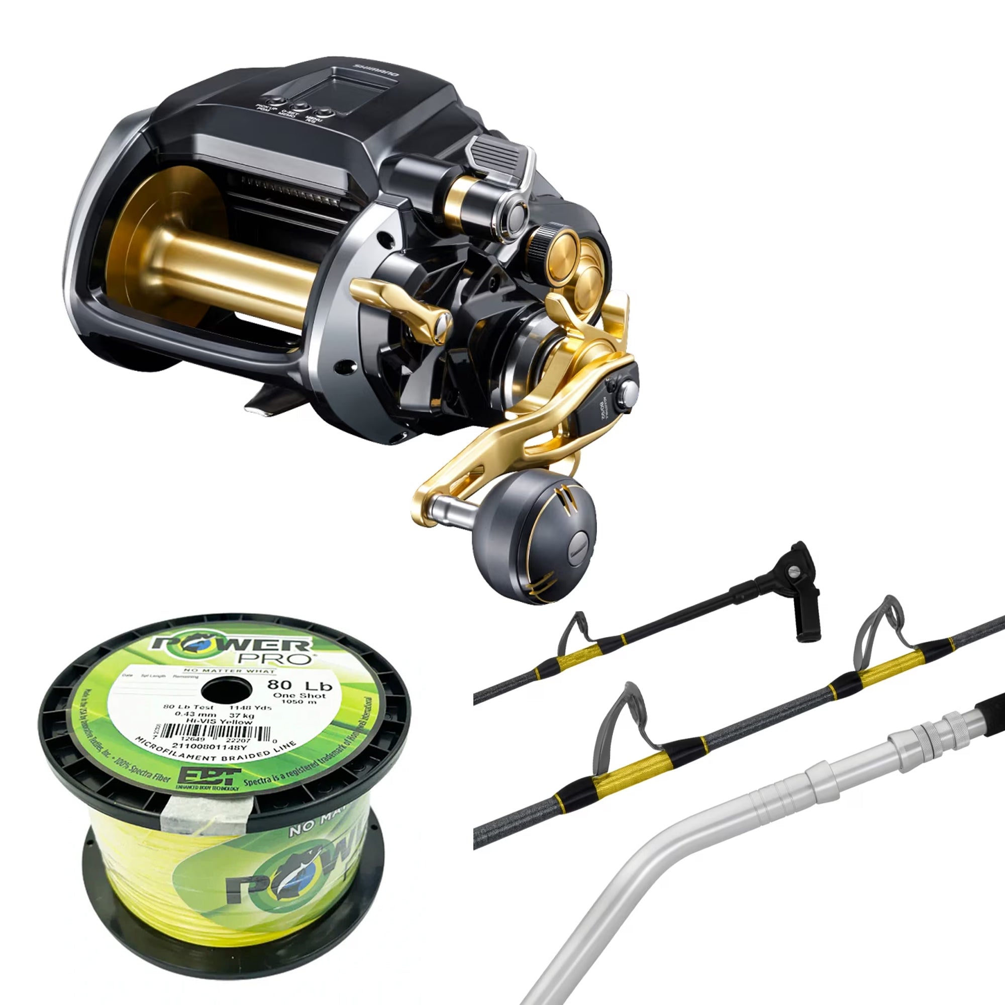 Shimano Electric Combo - 24 Beastmaster MD 12000 / Status Elite Deep Drop 662 Cover