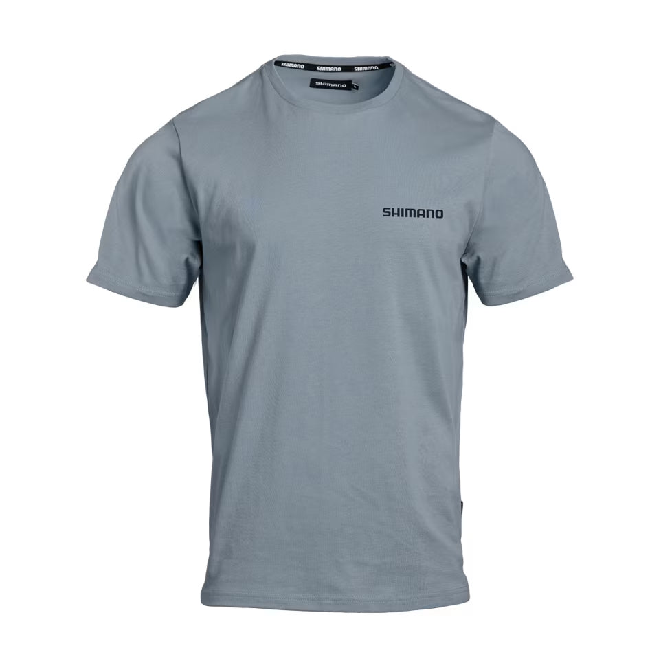 Shimano Lift The Game T-Shirt Mist - Yellowfin Tuna Front