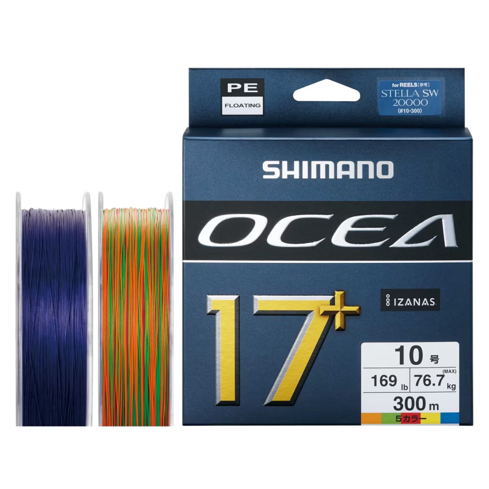 Shimano Ocea 17+ PE 300m Multi PE10