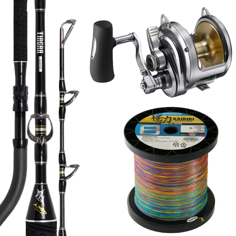 Shimano Swordfish Combo - 25 Talica 40-II / 25 Tiagra Hyper Sword / Kairiki