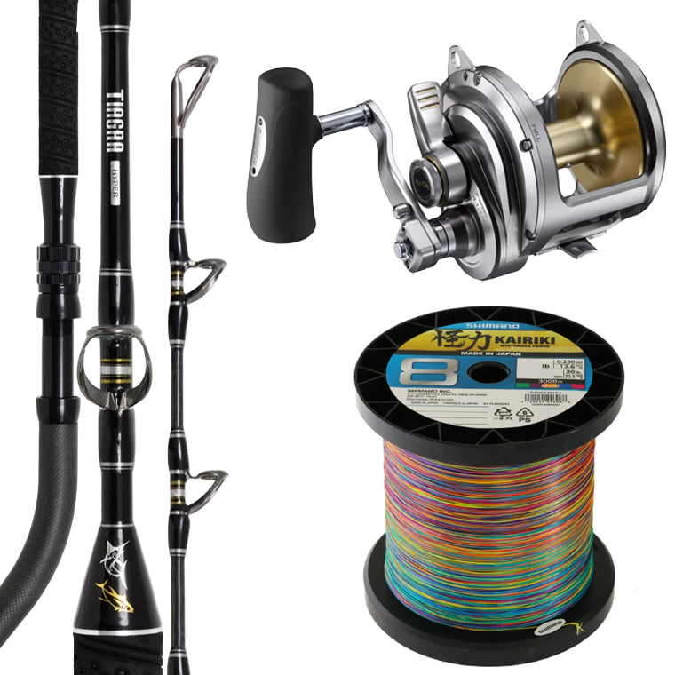 Shimano Swordfish Combo - 25 Talica 50-II / 25 Tiagra Hyper Sword / Kairiki