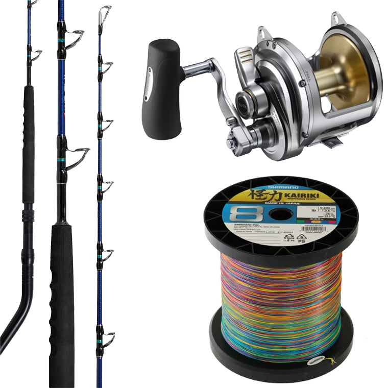 Shimano Swordfish Combo - 25 Talica 50-II / 25 Tag-Em Sword / Kairiki