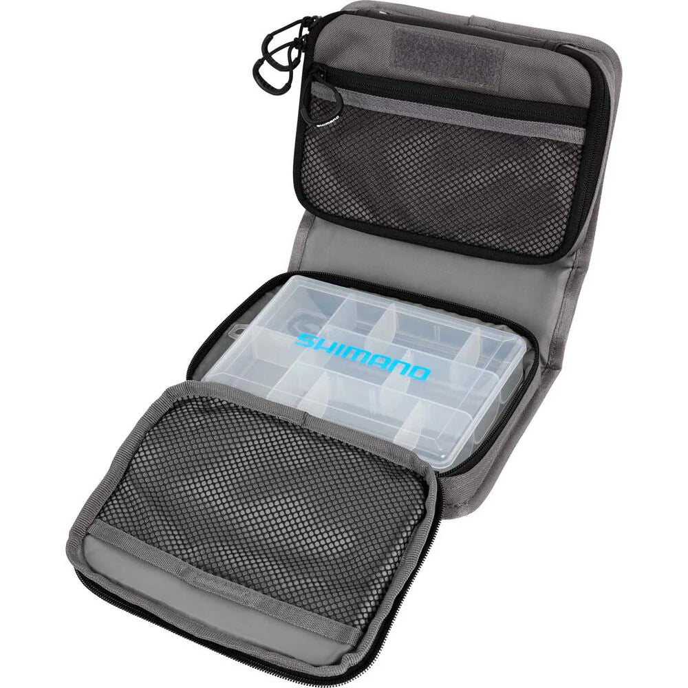 Shimano Tackle Wallet With Box - Grey Open