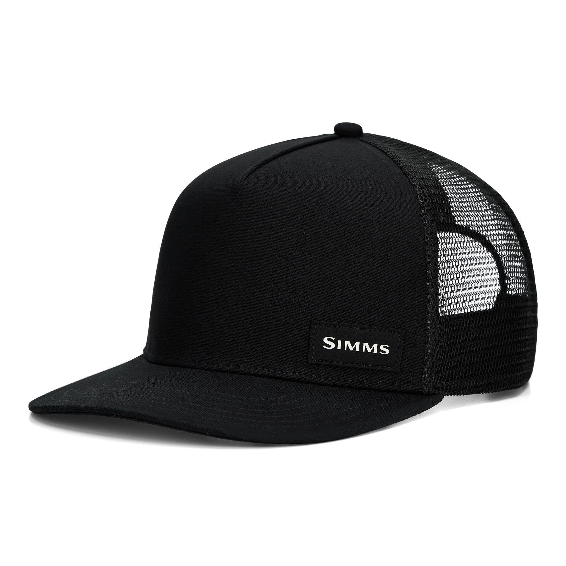 Simms High Crown Flatbill Black