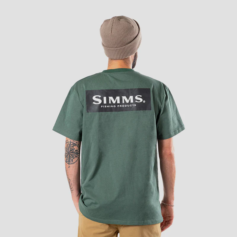 Simms Simms Logo Tee - Green