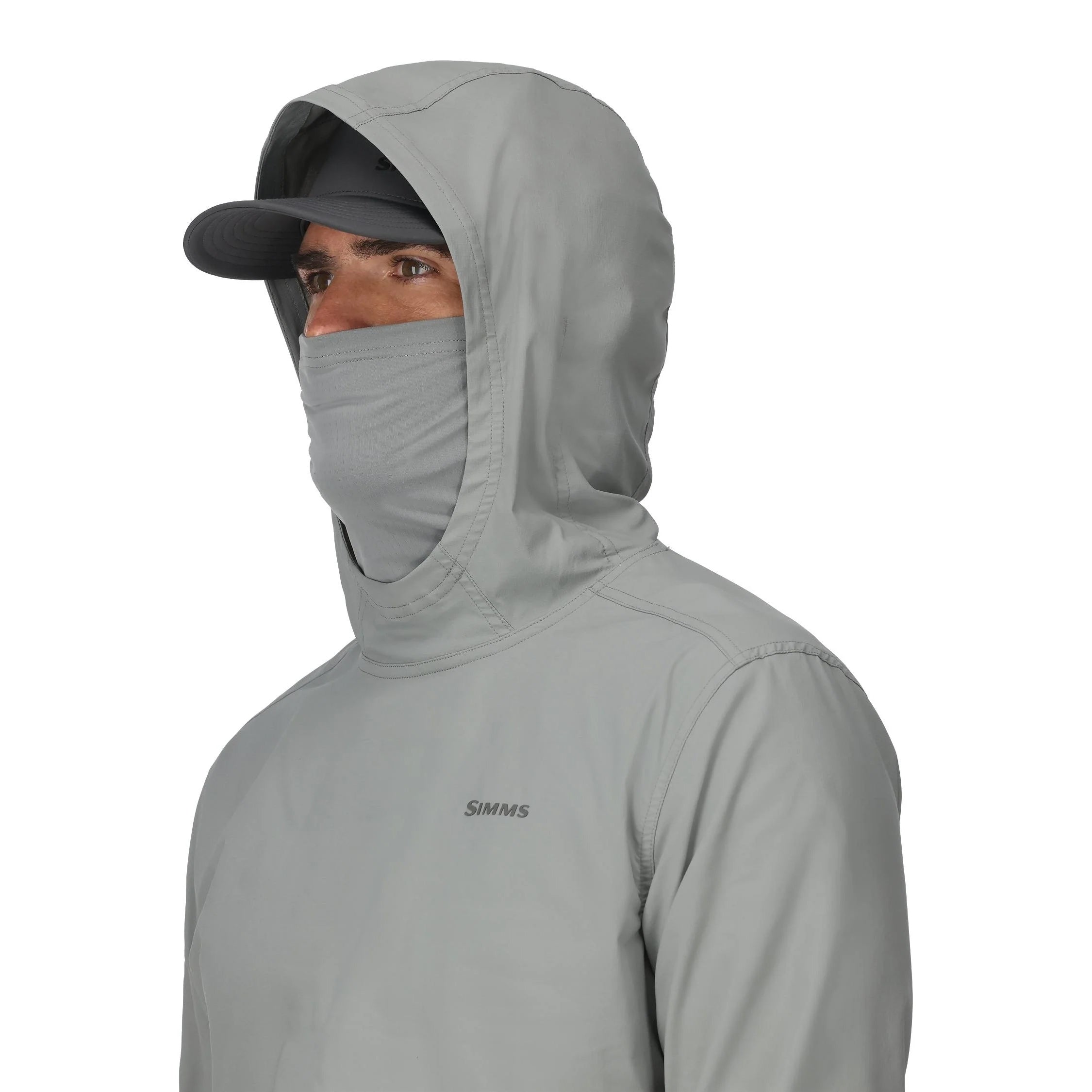 Simms Mens Latitude Hoody - Cinder Face Cover