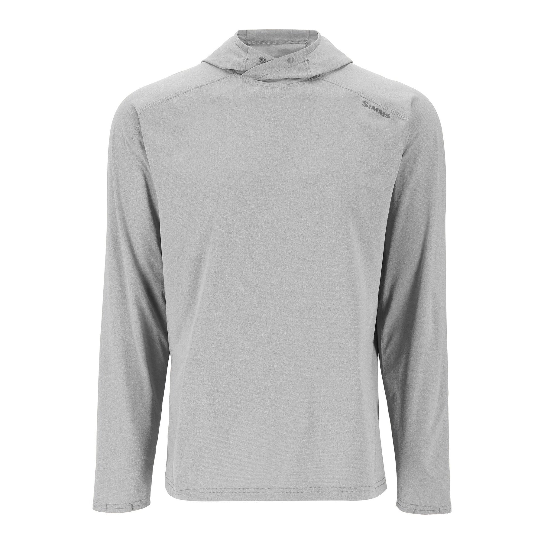 Simms Mens Solarflex Hoody - Overcast Front