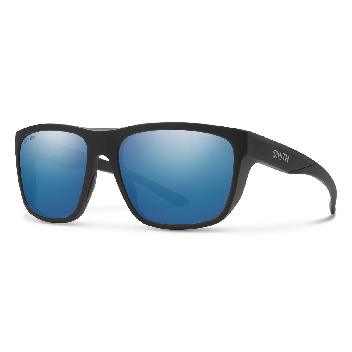 Smith Optics Barra Matte Black Frame / ChromaPop Glass Blue Mirror Lens