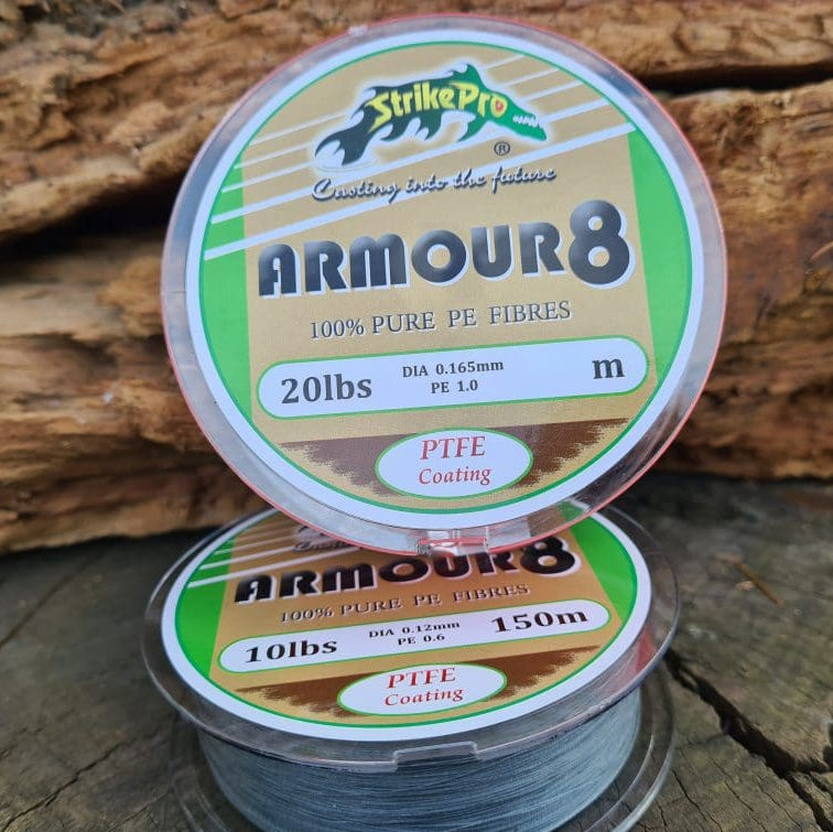 Strike Pro Armour Braid 300m Yellow Cover
