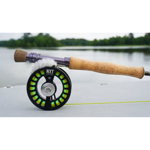 TFO NXT Black Label Fly Reel Rigged
