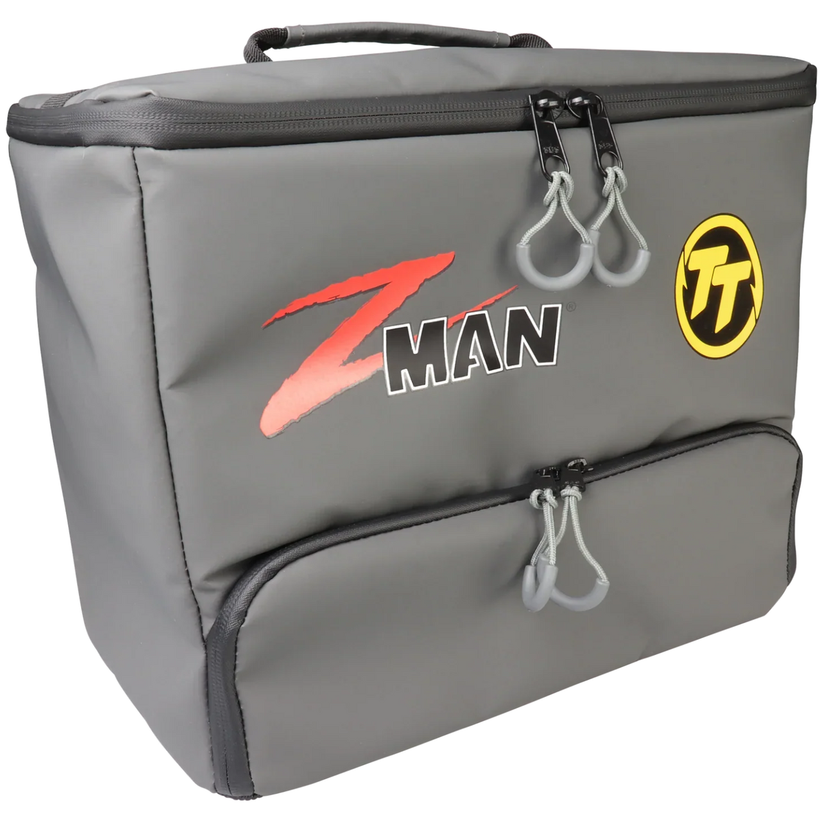 TT Weatherproof Zman Tackle Block open with soft plastics