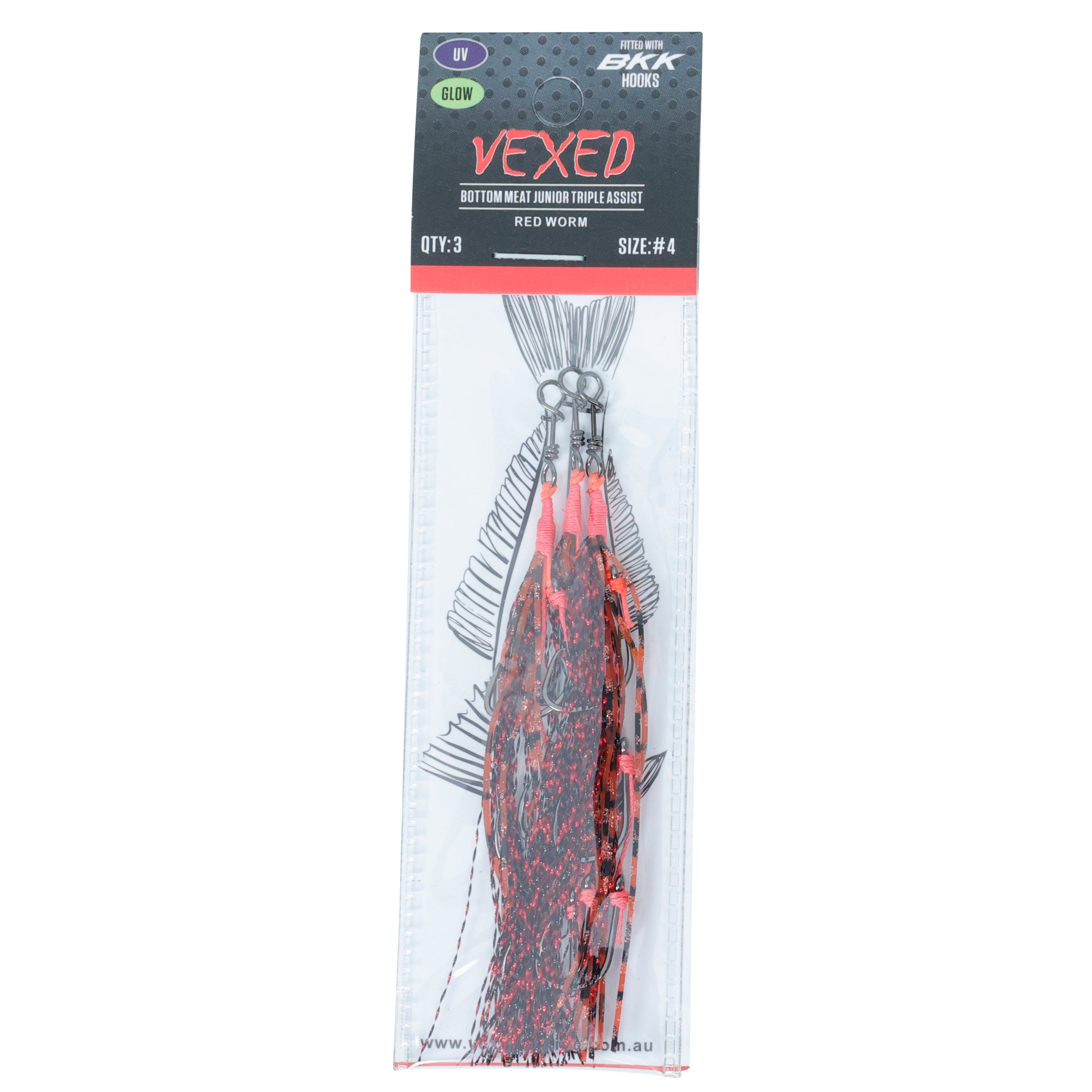 Vexed Bottom Meat Junior Triple Assist 3pk RW