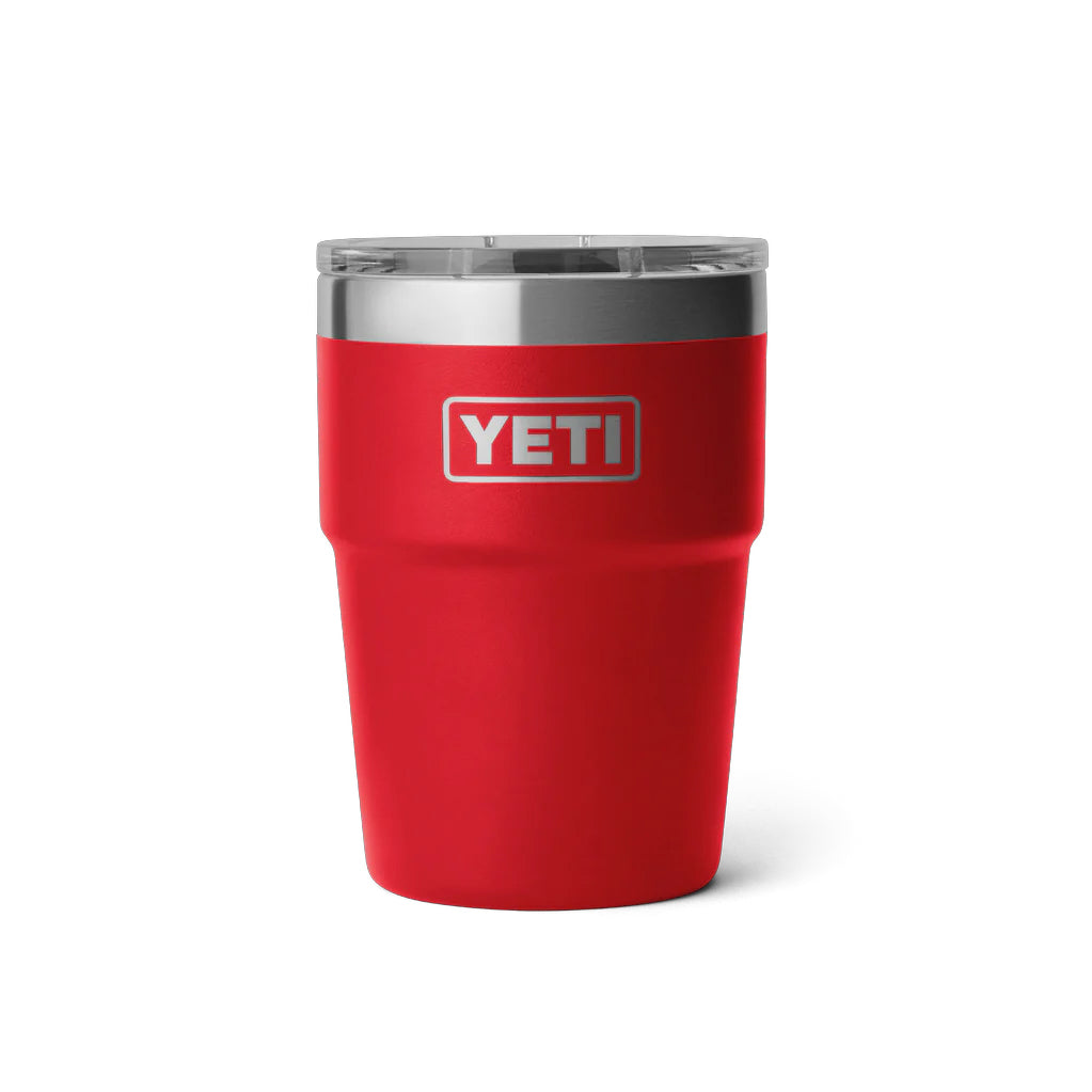 Yeti Rambler 16oz Stackable Cup Rescue Red