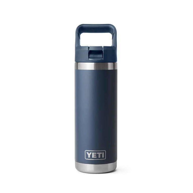 Yeti Rambler 18oz Straw Bottle Navy