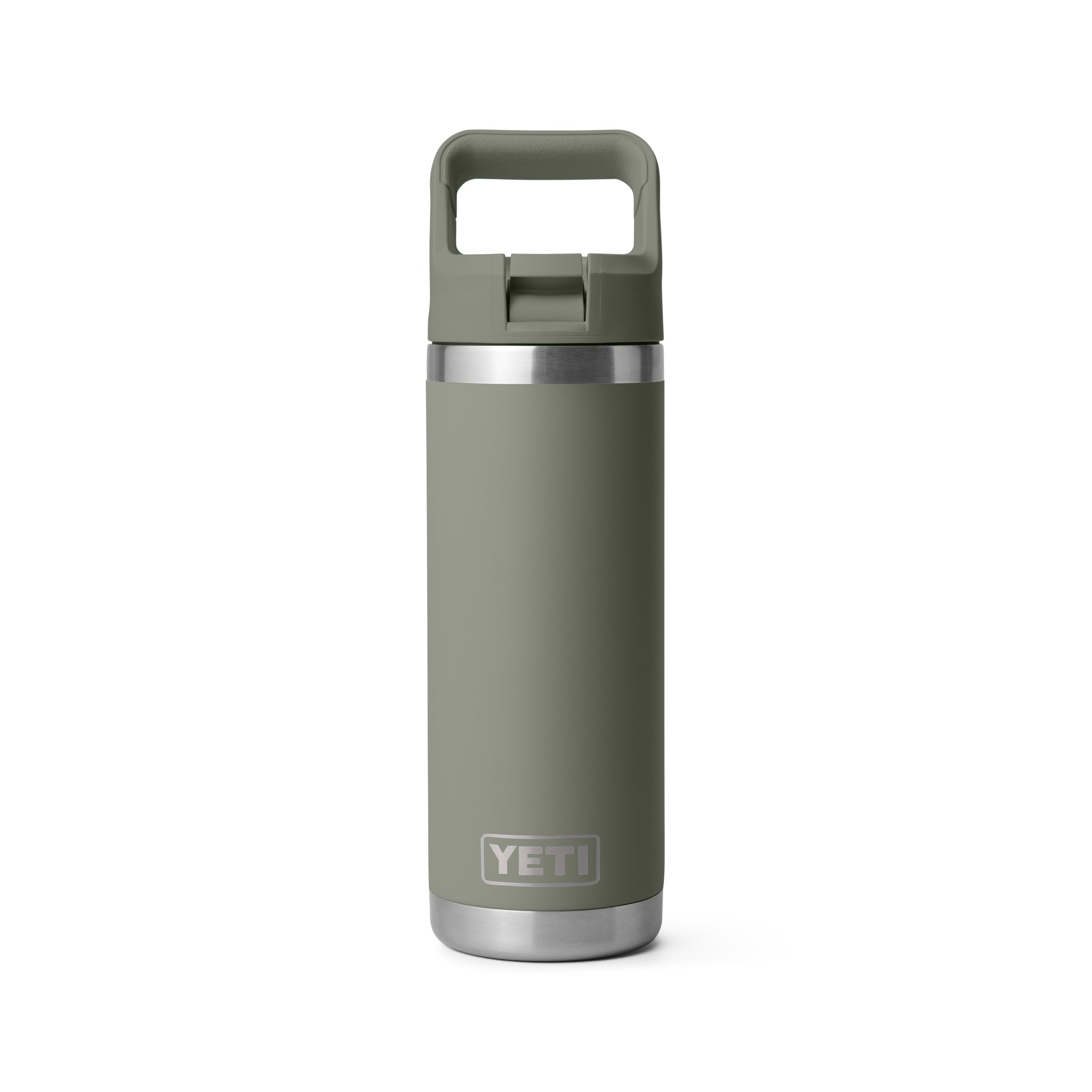 Yeti Rambler 18oz Straw Bottle Pampa Green