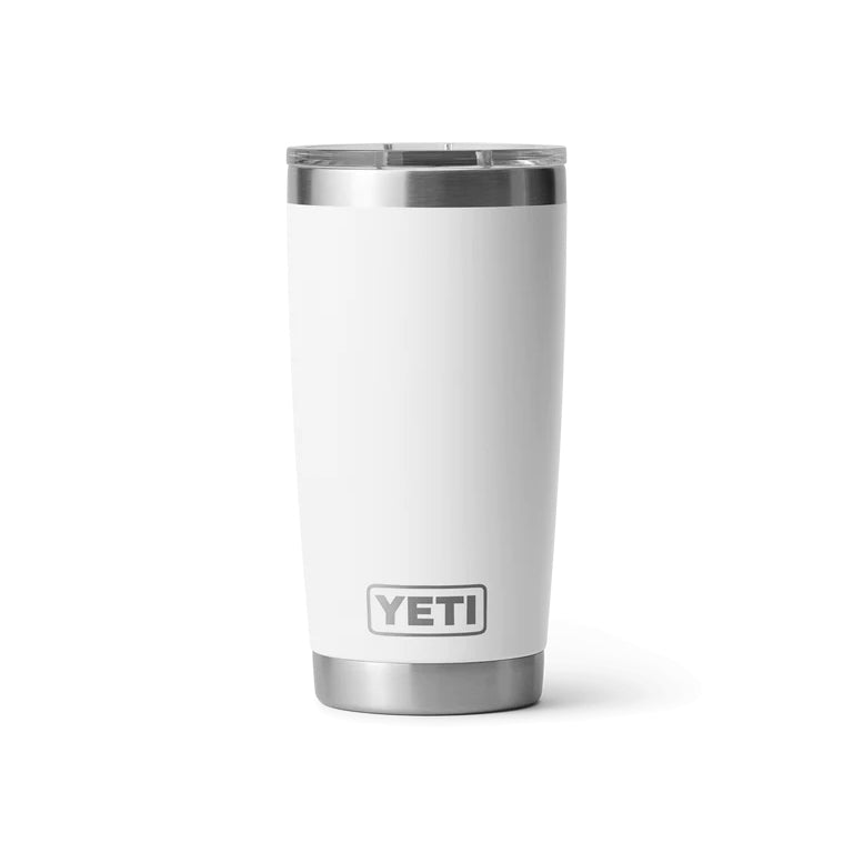 Yeti Rambler 20oz Tumbler w/ MagSlider Lid White