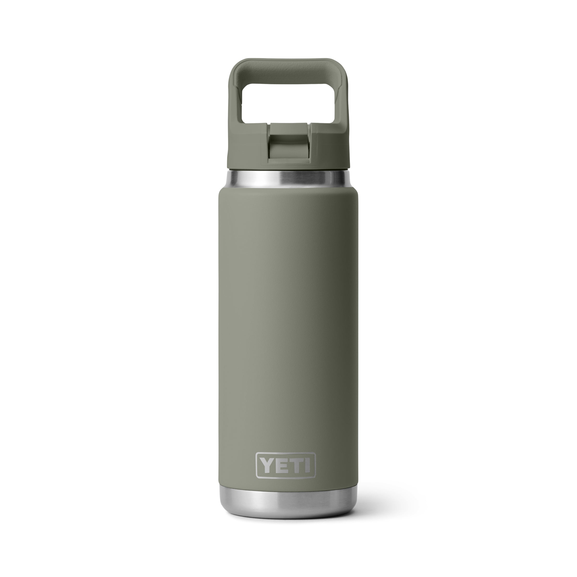 Yeti Rambler 26oz Straw Bottle Pampa Green