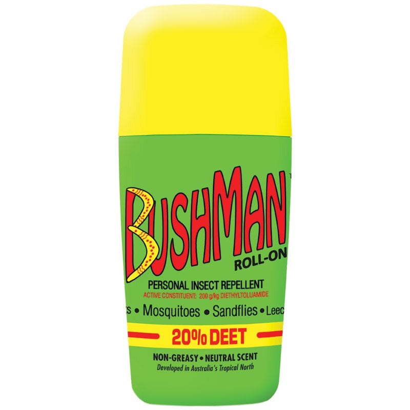 Bushman Plus Roll-On 20% DEET 65g insect repellent