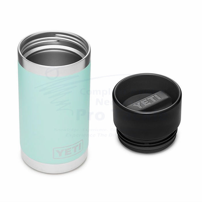 Yeti Rambler 12oz Bottle With HotShot Cap Seafoam