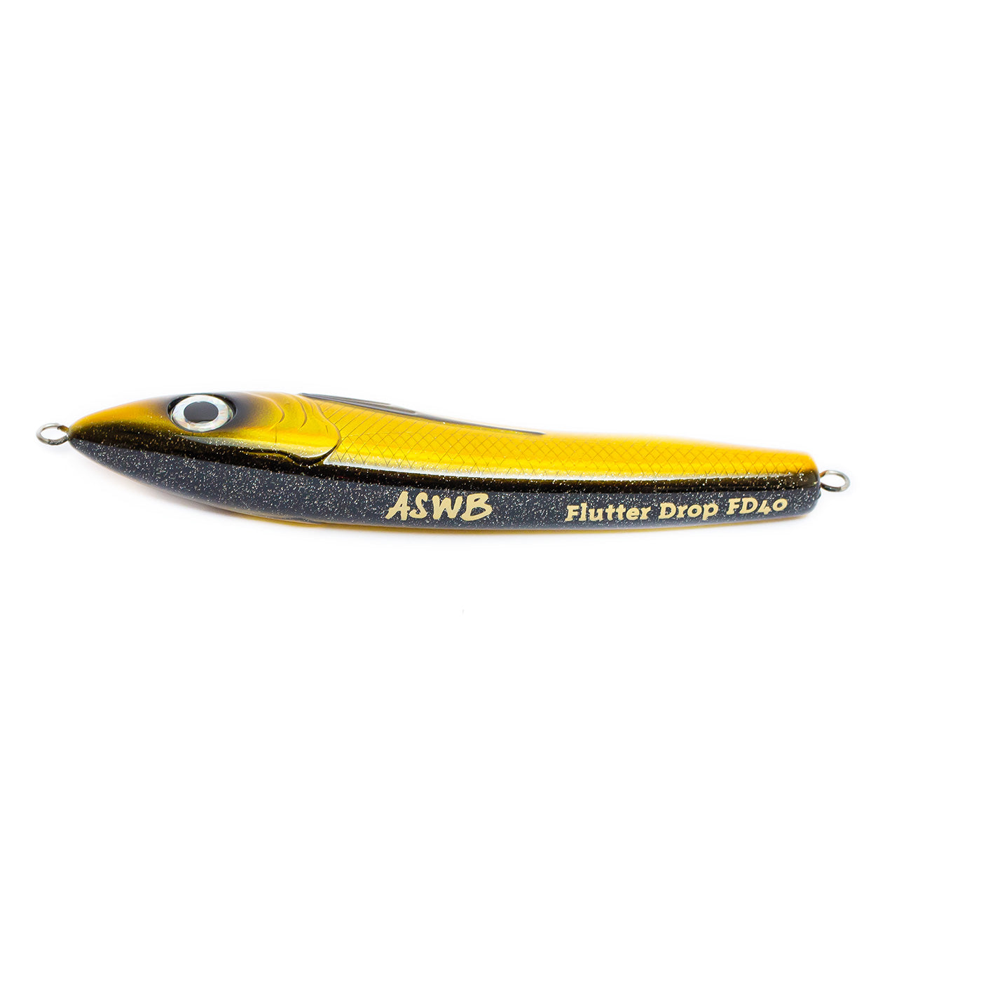 ASWB Flutter Drop 40 Sinking Stickbait Sun Baker Back